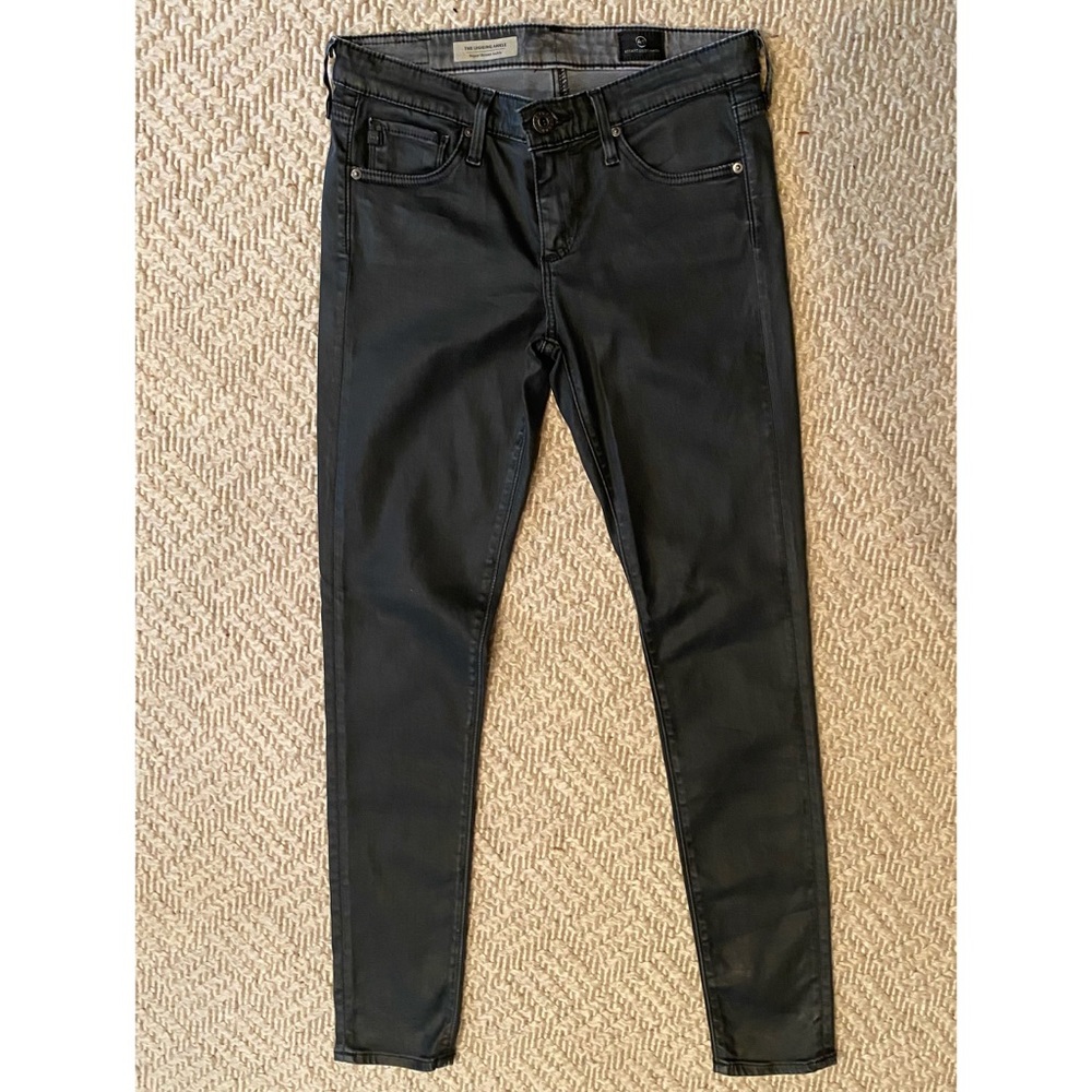 AG Super Skinny Legging Ankle in Leatherette 25R - Picture 7 of 14